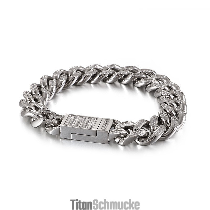 Titan Herren Hip-Hop Armbänder Mit Diamanten Titan Herren Hip-Hop Armbänder Mit Diamanten