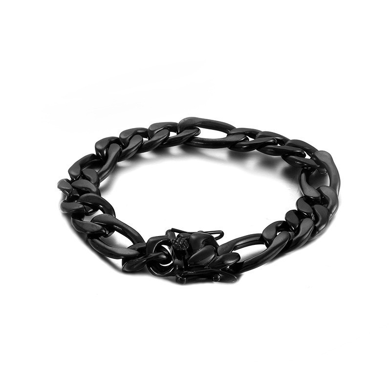 Modisches Schwarzes Titanarmband Für Männer Modisches Schwarzes Titanarmband Für Männer