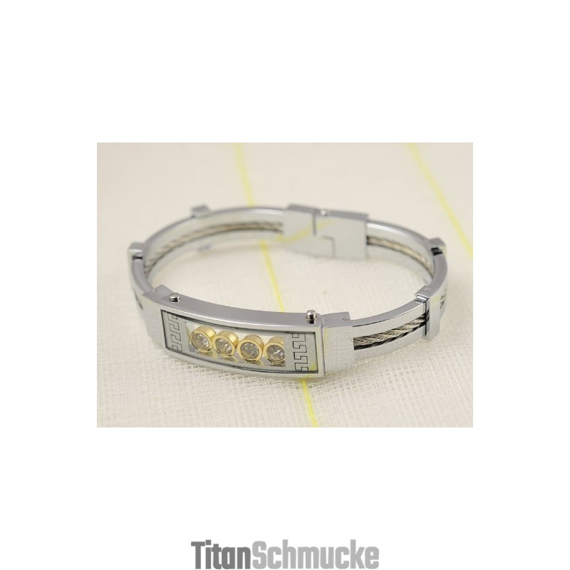 Herren Titan Diamant Armbänder