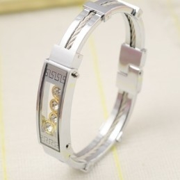 Herren Titan Diamant Armbänder