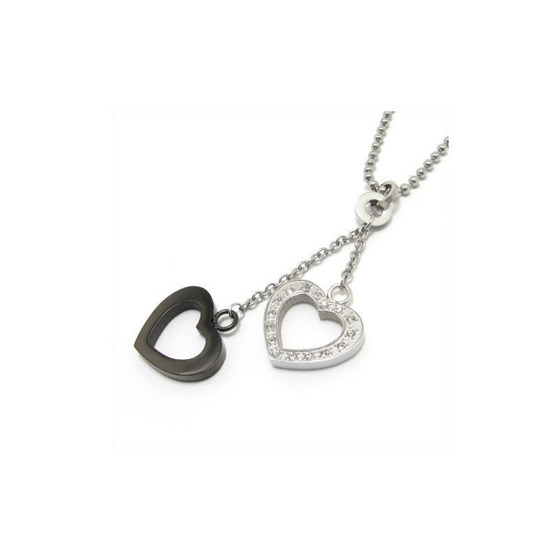 Modegeschenk Herzförmiger Diamant-Halskettenanhänger