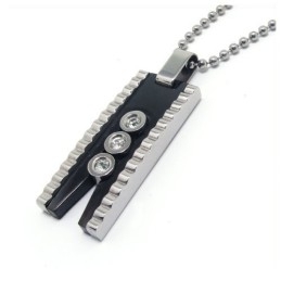 Modegeschenk Titan Diamant Halskette Anhänger