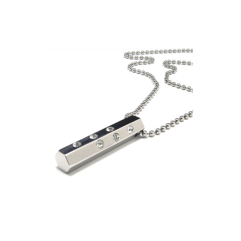 Mode Herren Geschenk Titan Diamant Halskette Anhänger