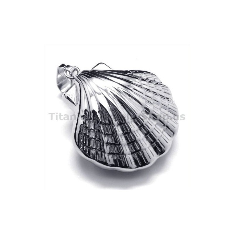 Titan-Anhänger Im Muscheldesign – Inklusive Kette