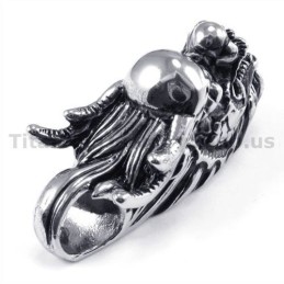 Titan-Anhänger Mit Loong-Kopf – Kostenlose Kette