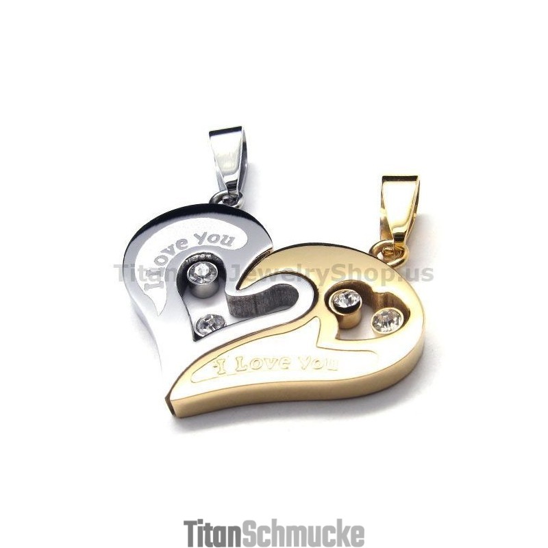 Sweetheart Titan-Anhänger Für Liebhaber Mit Diamantfreien Ketten Sweetheart Titan-Anhänger Für Liebhaber Mit Diamantfreien Ketten