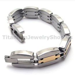 Herren Titan Armband Mit Diamanten