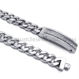 Herren Titan Armband Mit Diamanten