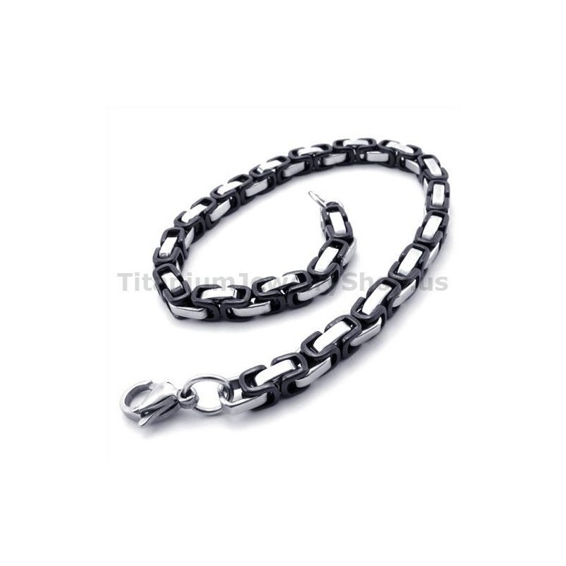 Schwarzes Titanarmband Für Herren