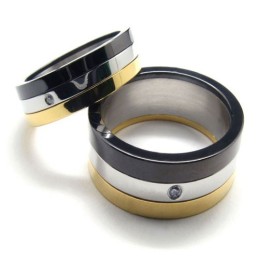 Titan-warmgelb ringe