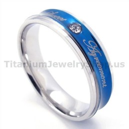 Sweetheart Titanring Mit