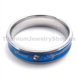 Sweetheart Titanring Mit Diamant