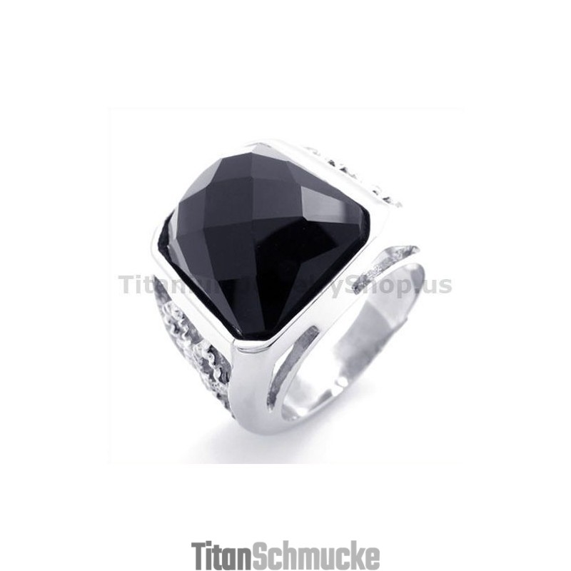 Titanring Mit Zirkon Titanring Mit Zirkon