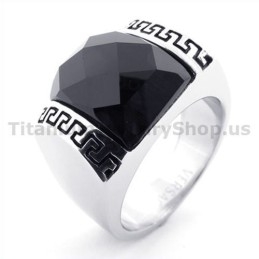 Titanring Mit Zirkon