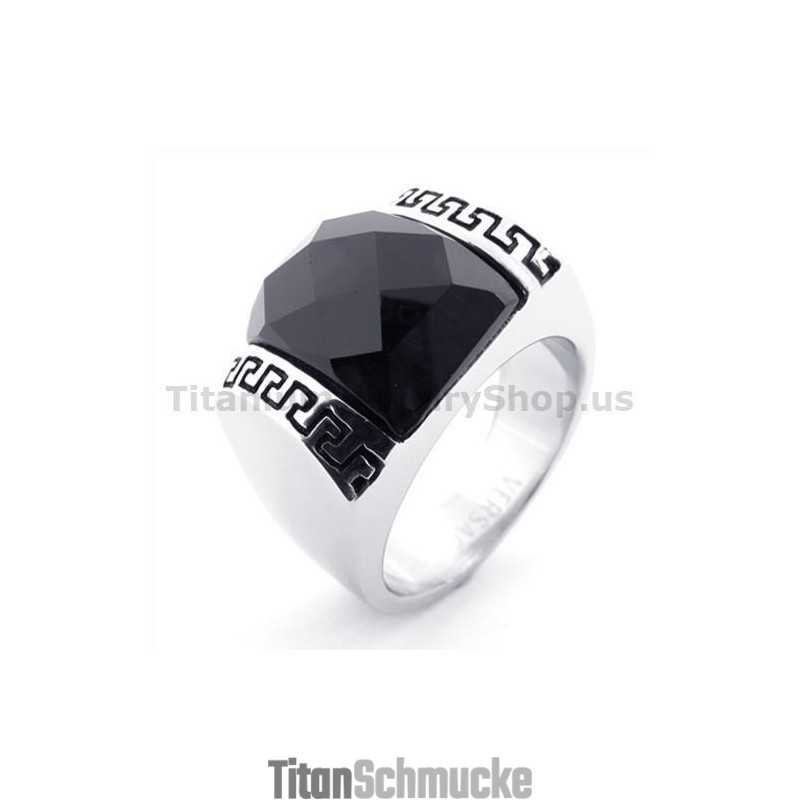 Titanring Mit Zirkon Titanring Mit Zirkon