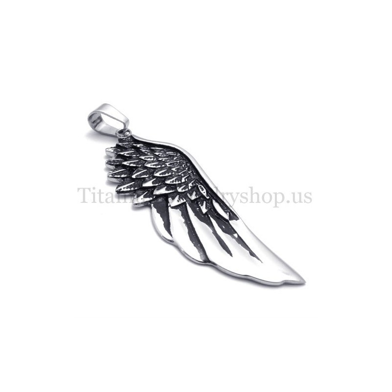 Wings Model Herrenanhänger Aus Reinem Titan