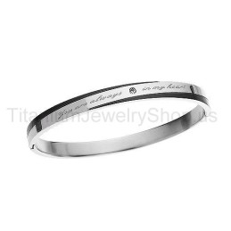 Du Bist Immer In Meinem Herzen Titan-Liebhaberarmbänder