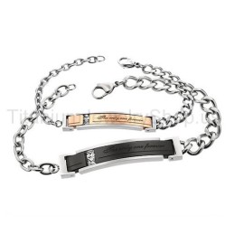 Die Einzigen Titan-Liebhaberarmbänder Für Immer