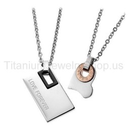 Love Forever Titan-Anhänger Für Liebhaber