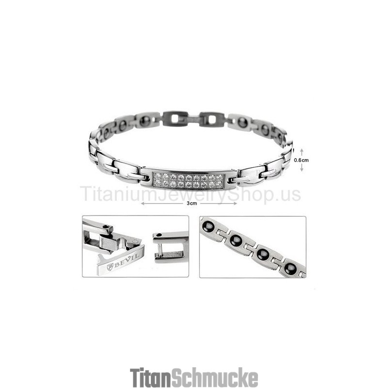 7 Zoll Damen Titan Armband