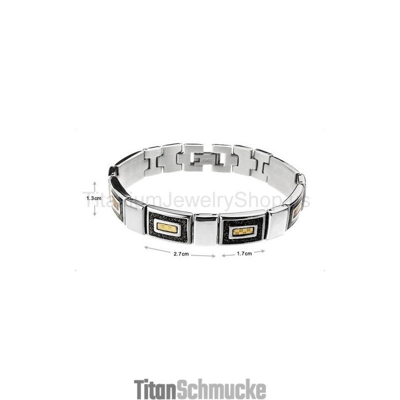 8,5 Zoll Herren Titan Armband
