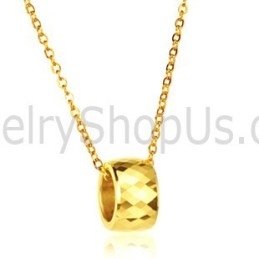 Gold Wolfram Hochglanz Anhänger Wx734