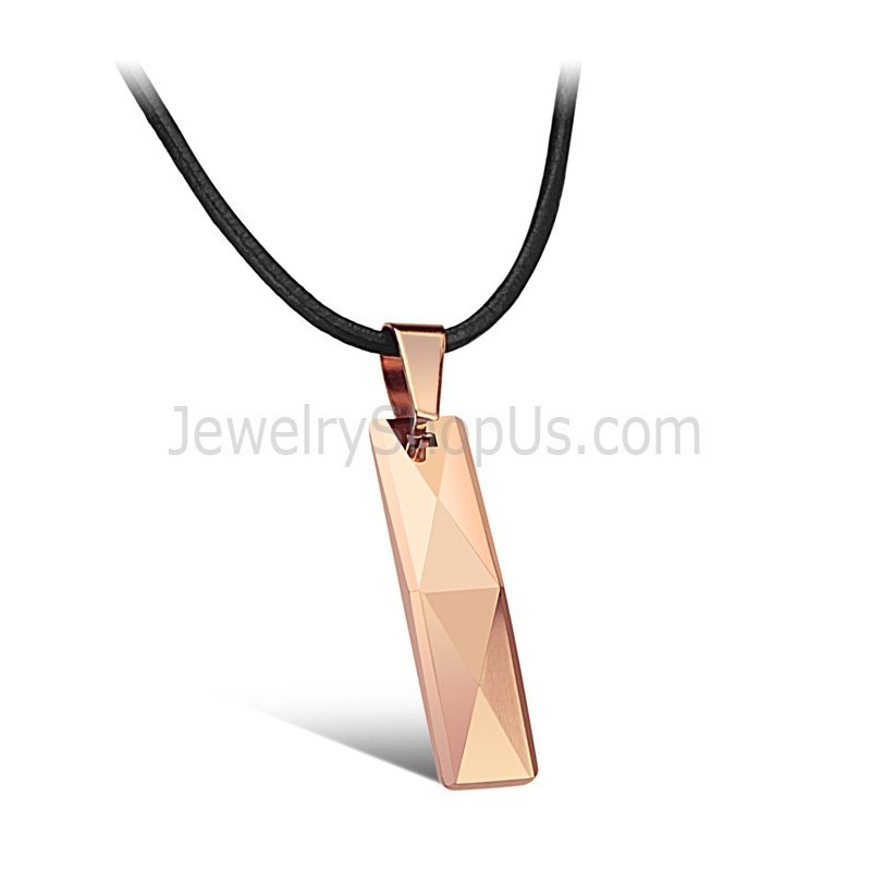 Wolfram-Anhänger In Roségold Mit Aufwendigem, Facettenreichem Design C629