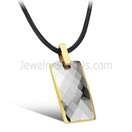 Wolfram-Anhänger Mit Kompliziertem, Facettenreichem Design Und 18 Karat Goldbeschichtung C632