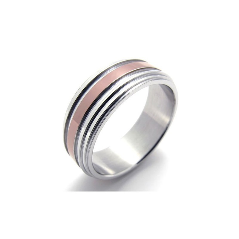 Titanring Aus Roségold