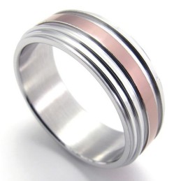 Titanring Aus Roségold