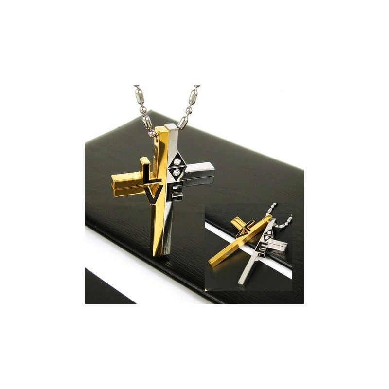 Cool Man Love Cross Anhänger Aus Reinem Titan Als Geschenk Cool Man Love Cross Anhänger Aus Reinem Titan Als Geschenk
