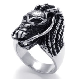 Titanring Mit Totenkopf