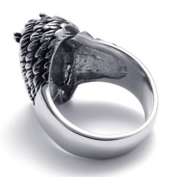 Titanring Mit Totenkopf