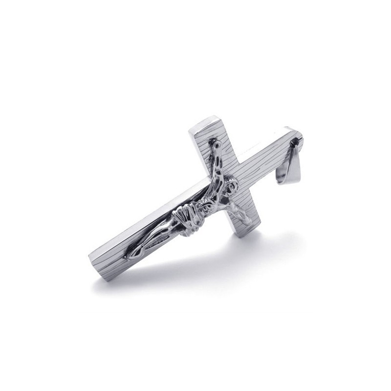 Jesus-Kreuz-Anhänger Aus Titan Jesus-Kreuz-Anhänger Aus Titan