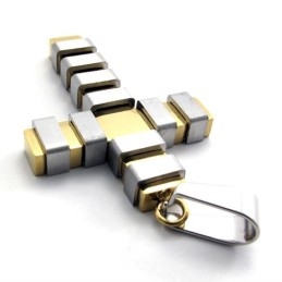 Gold Titan Kreuz Anhänger