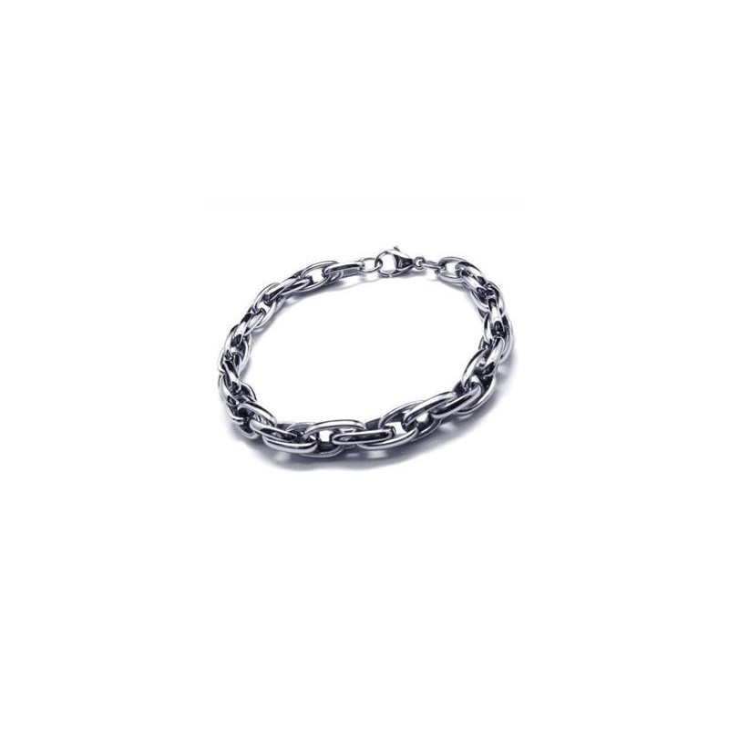 Herren- Und Jungen-Armband Aus Reinem Titan Mit Silbernem Charm