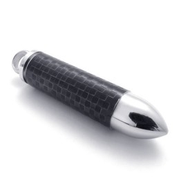 Schwarzer Bullet Titan Anhänger