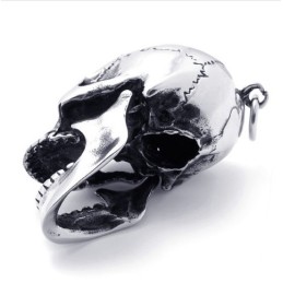 Totenkopf-Anhänger Aus Titan