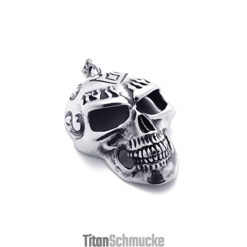 Titan-Anhänger Mit Totenkopfmaske