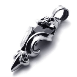 Schwarzer Diamant-Titan-Anhänger