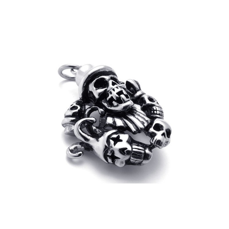 Totenkopf-Anhänger Aus Titan