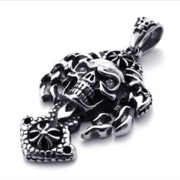 Totenkopf-Anhänger Aus Titan