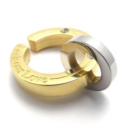 warmgelb Lovers Damen Titan Anhänger