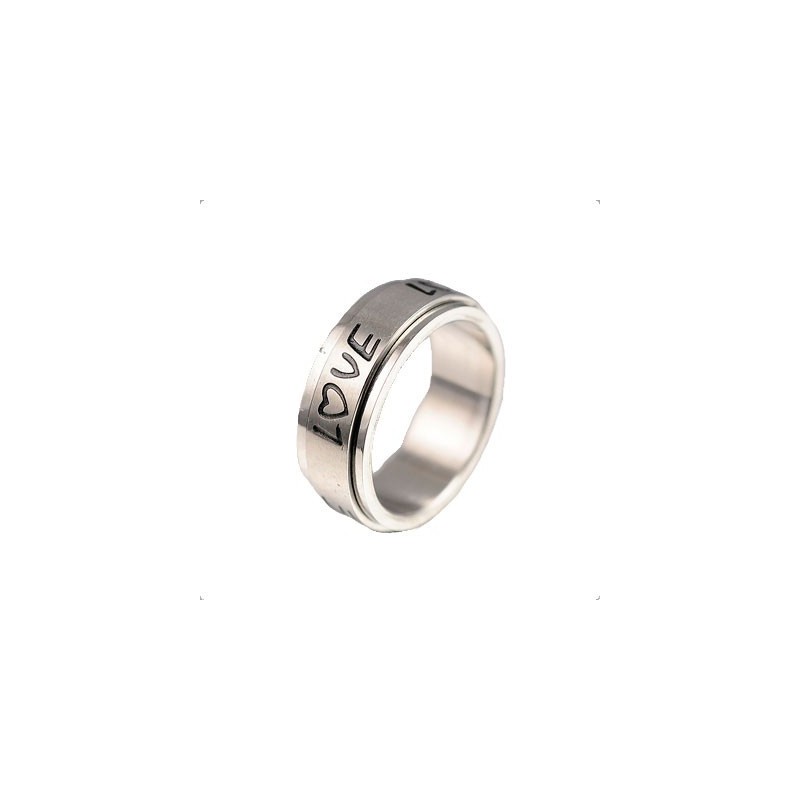 Titanring „Love Rotation“