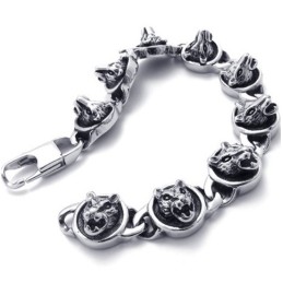 8,3 Zoll Katzen Titan Armband