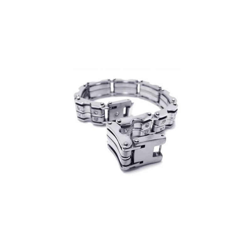 Herren Jungen Silber Charm Reines Titan Armband Armreif