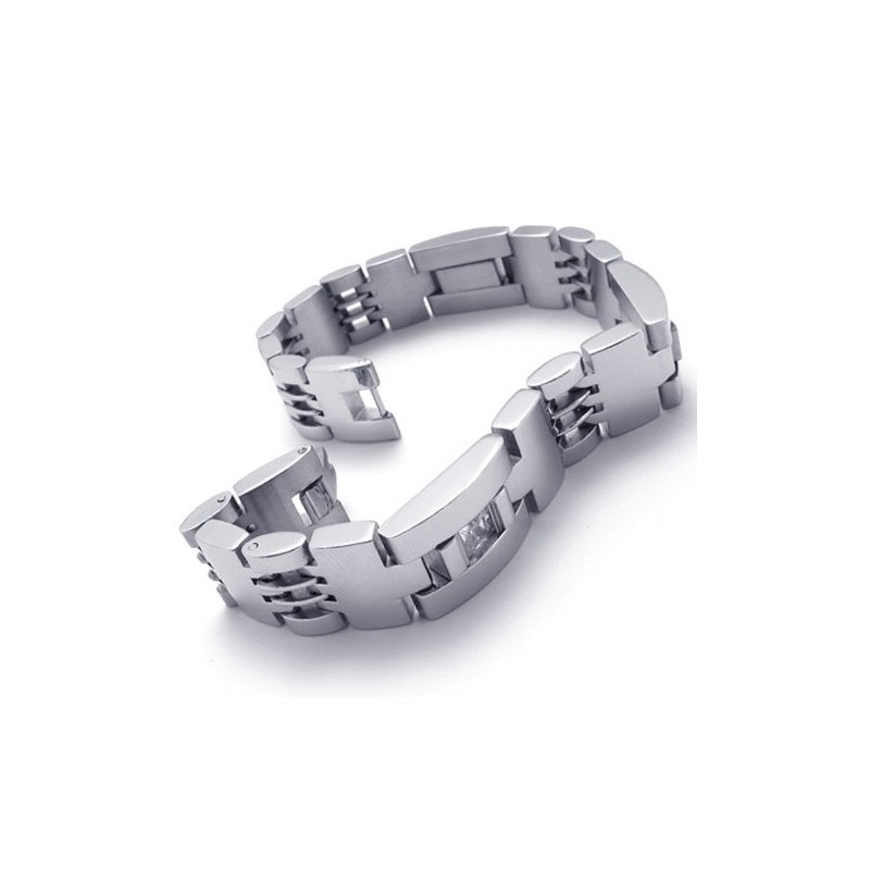 8,5 Zoll Diamant-Titan-Armband