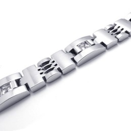 8,5 Zoll Diamant-Titan-Armband