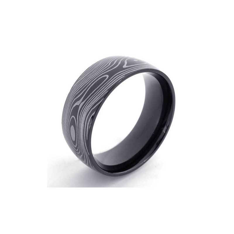 Schwarzer Titanring