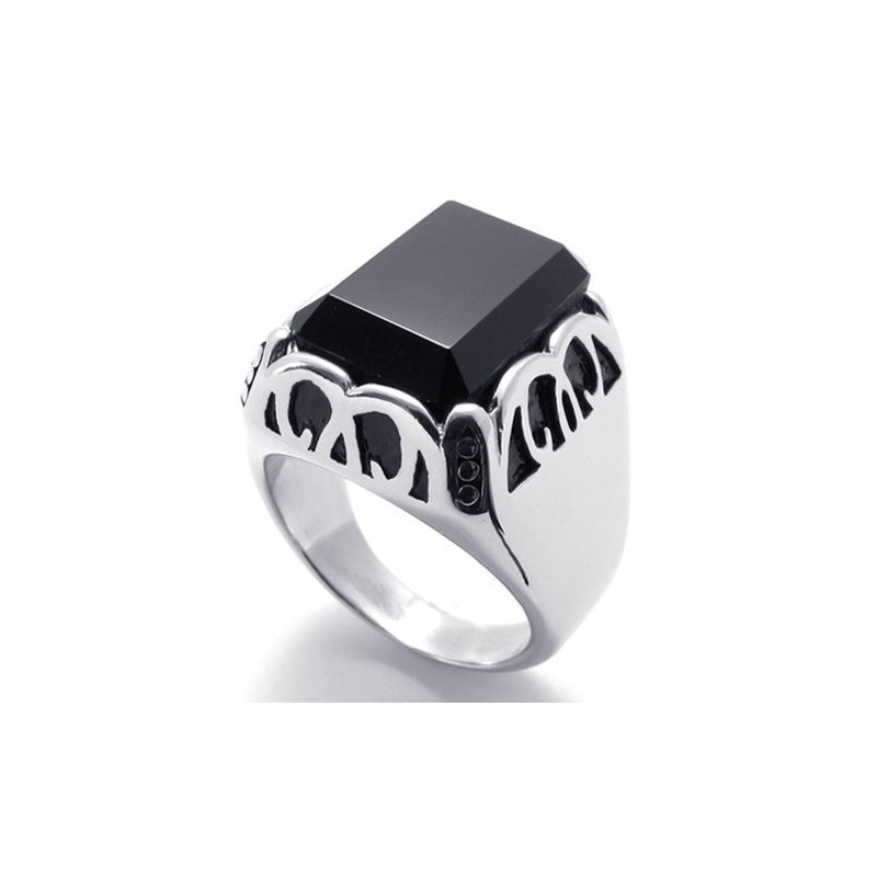 Edelstein-Titanring Edelstein-Titanring